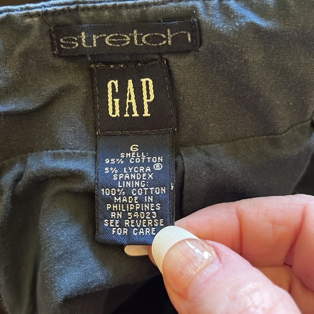 Gap navy blue lined  miniskirt sz 6 - Picture 4 of 4